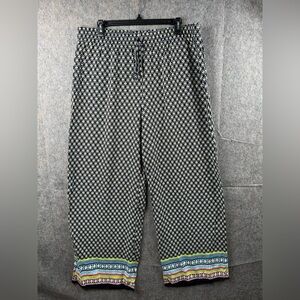 Crown & Ivy Women’s Size XL Palazzo Wide Leg Loose Fit‎ Elastic String Waist